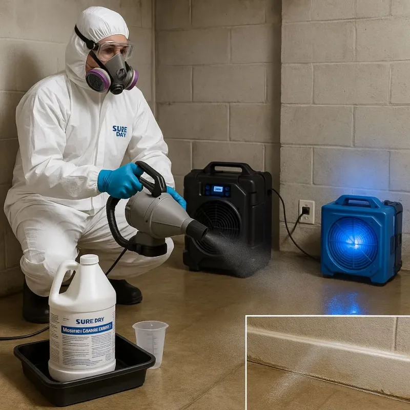 Sanitization and Odor Removal process in Timberville, VA